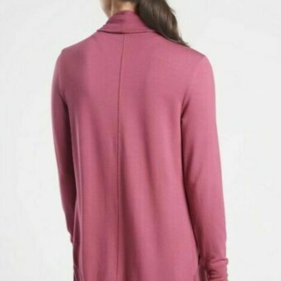 Athleta Pranayama Wrap Top Victorian Berry XXS (runs big) - Picture 2 of 5